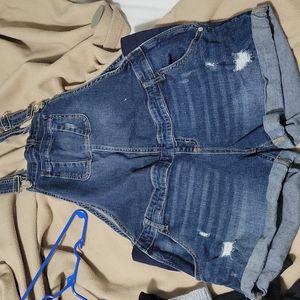 Maternity short overalls